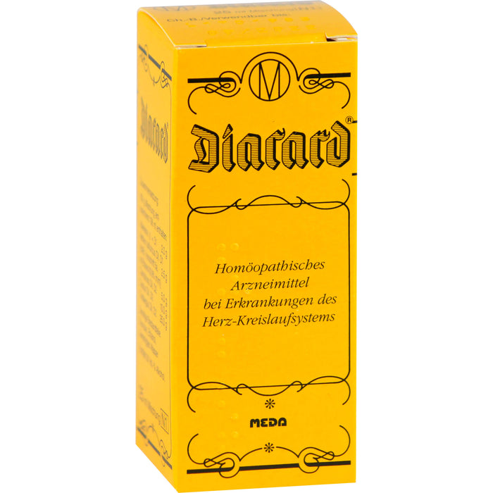 Diacard Mischung bei Erkrankungen des Herz-Kreislaufsystems, 25 ml Solution