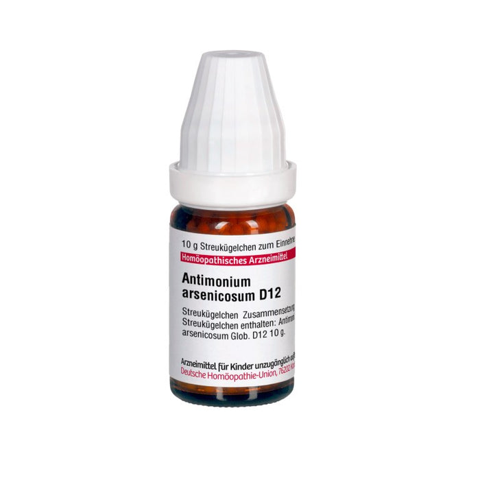 Antimonium arsenicosum D12 DHU Globuli, 10 g Globules