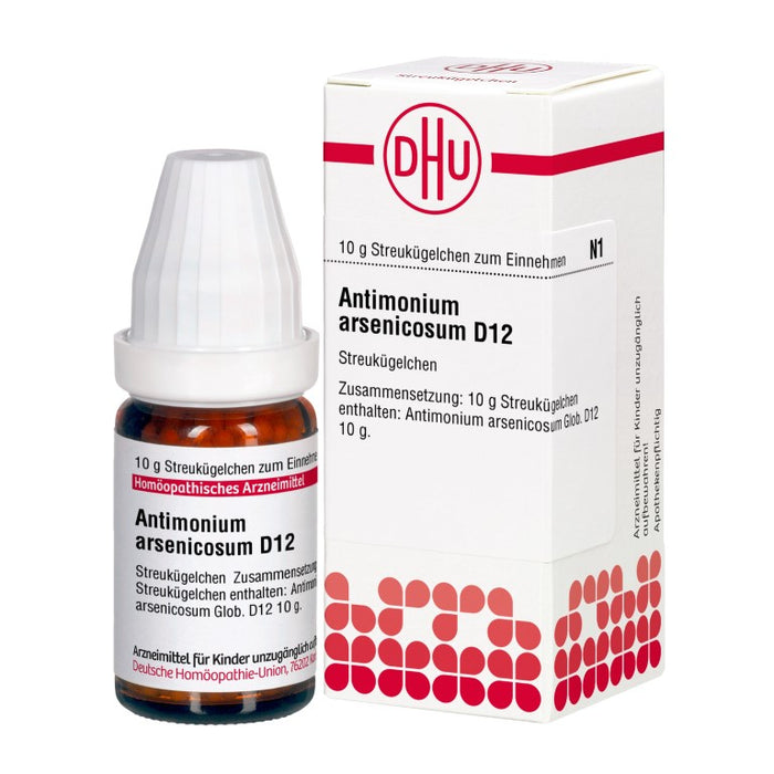 Antimonium arsenicosum D12 DHU Globuli, 10 g Globules