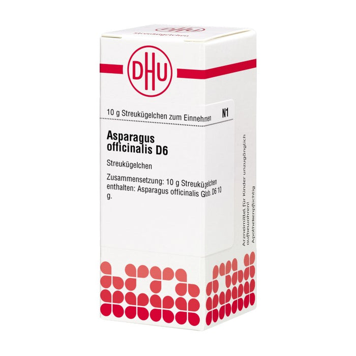 Asparagus officinalis D6 DHU Globuli, 10 g Globules