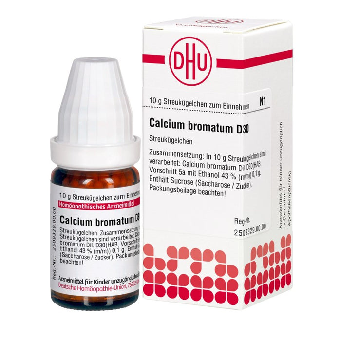 Calcium bromatum D30 DHU Globuli, 10 g Globules