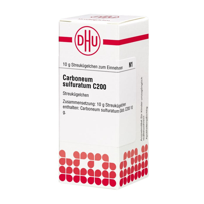 Carboneum sulfuratum C200 DHU Globuli, 10 g Globules