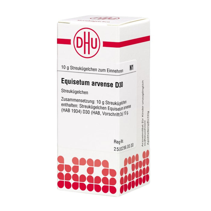 Equisetum arvense D30 DHU Globuli, 10 g Globules