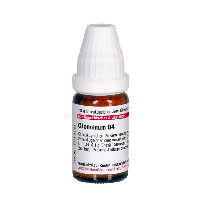 Glonoinum D4 DHU Globuli, 10 g Globules