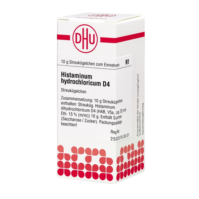 Histaminum hydrochloricum D4 DHU Globuli, 10 g Globules