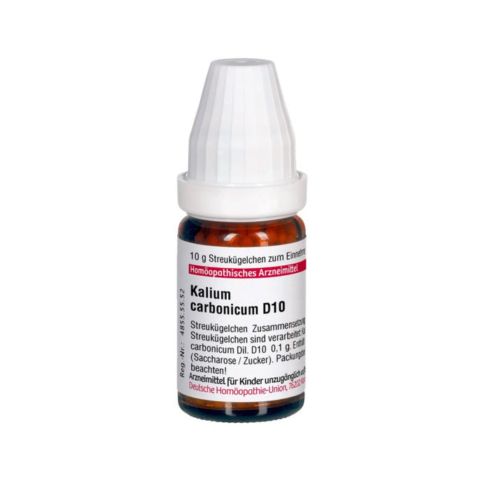 Kalium carbonicum D10 DHU Globuli, 10 g Globules