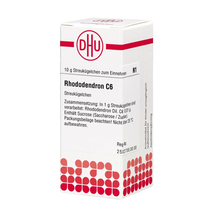Rhododendron C6 DHU Globuli, 10 g Globules