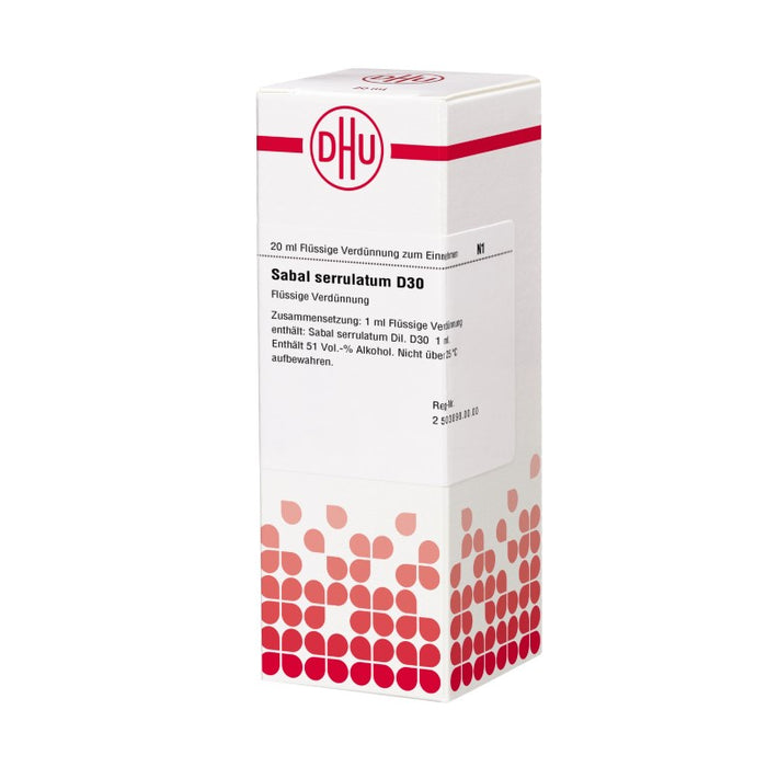 Sabal serrulatum D30 DHU Dilution, 20 ml Solution
