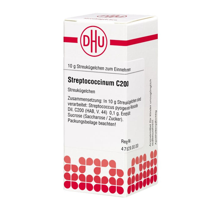 Streptococcinum C200 DHU Globuli, 10 g Globules