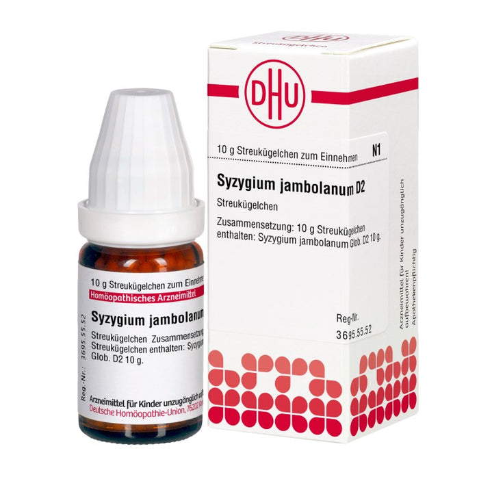 Syzygium jambolanum D2 DHU Globuli, 10 g Globules