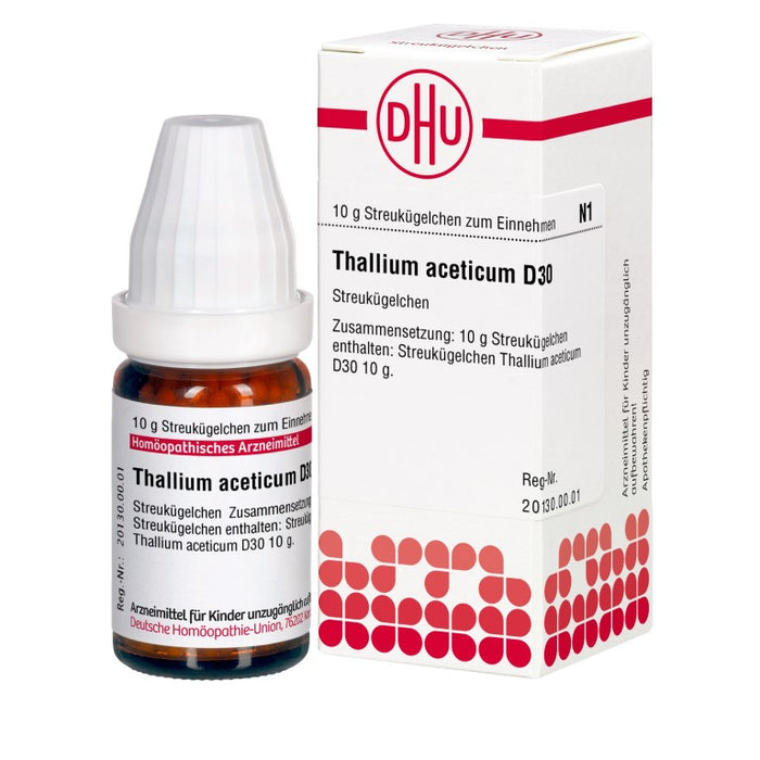 Thallium aceticum D30 DHU Globuli, 10 g Globules