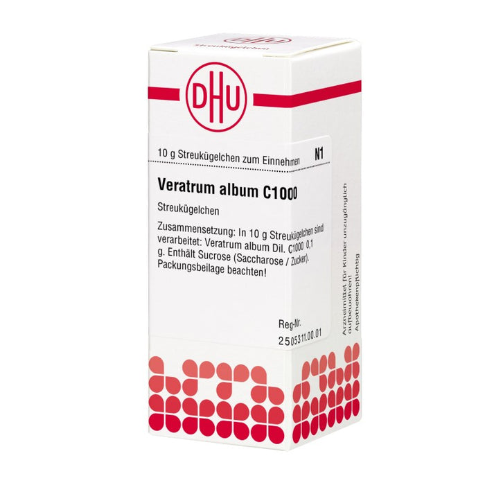 Veratrum album C1000 DHU Globuli, 10 g Globules