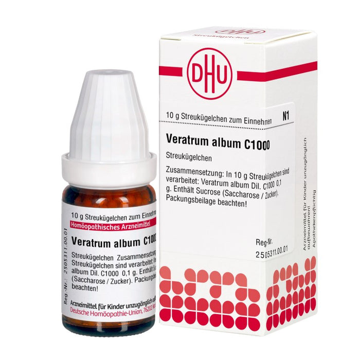 Veratrum album C1000 DHU Globuli, 10 g Globules