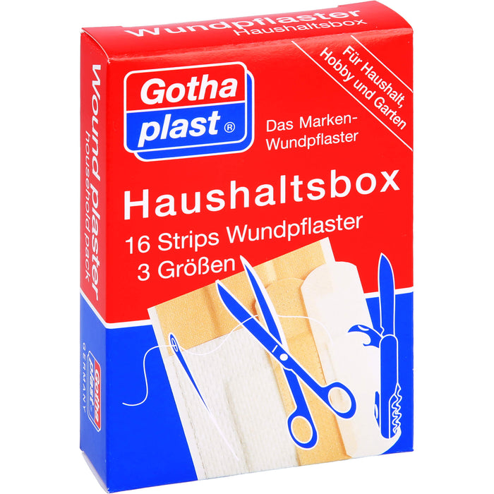 Gothaplast Haushaltsbox Wundpflaster, 16 pcs. Patch
