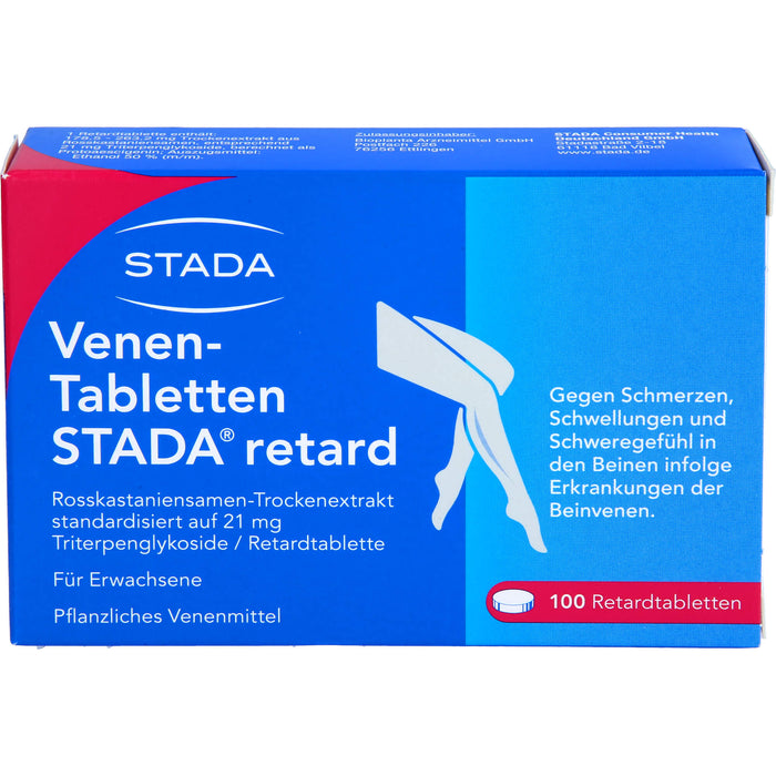 Venen-Tabletten STADA  retard, Retardtabletten, 100 St. Tabletten