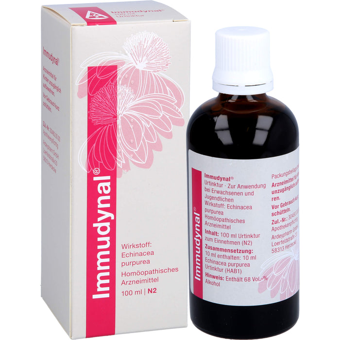 Immudynal Urtinktur bei fieberhaften Infektionen, 100 ml Lösung