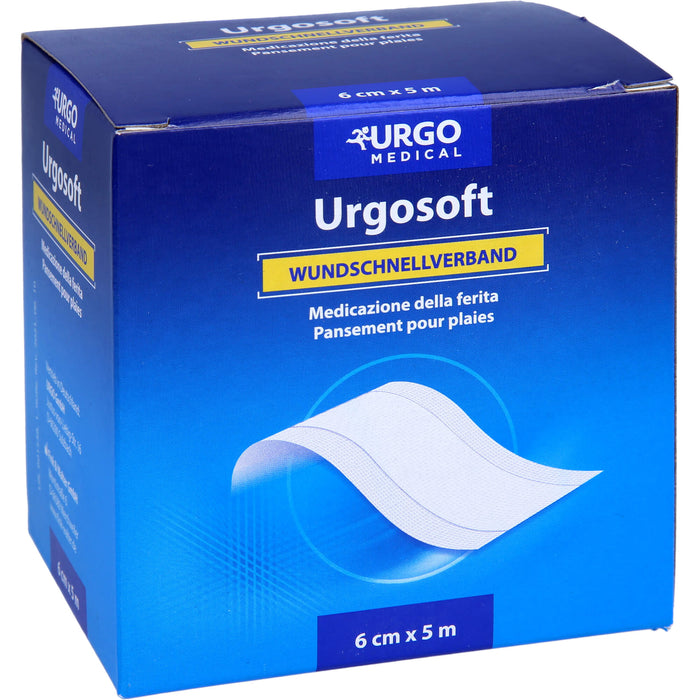 Urgosoft Pflaster 6 cm x 5 m Spender, 1 pcs. Patch