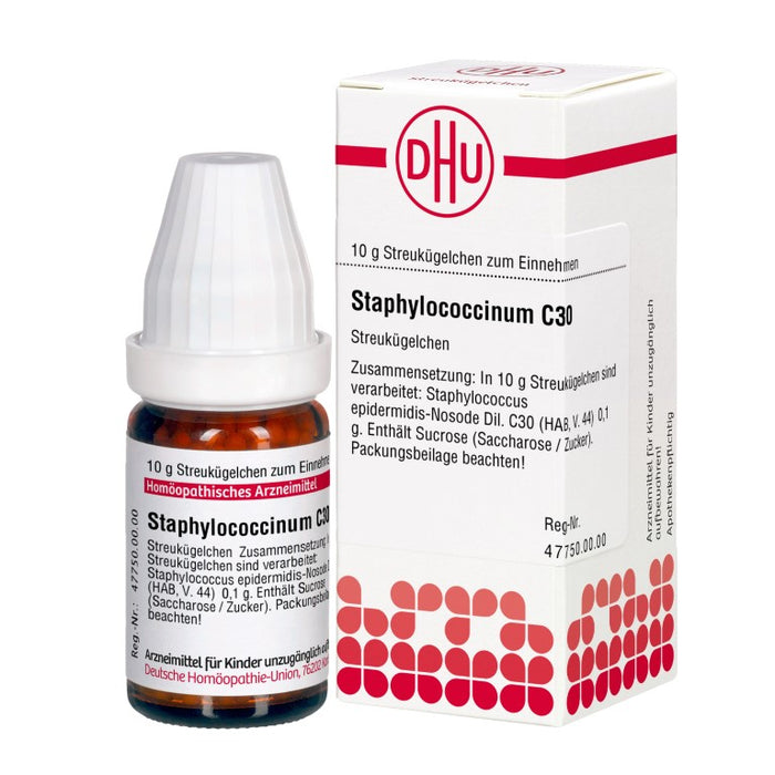Staphylococcinum C30 DHU Globuli, 10 g Globules