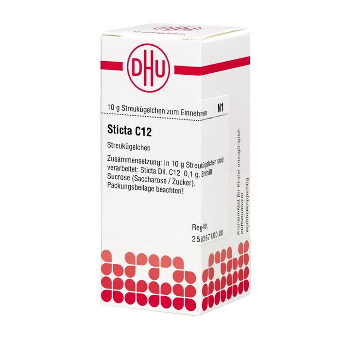 Sticta C12 DHU Globuli, 10 g Globules