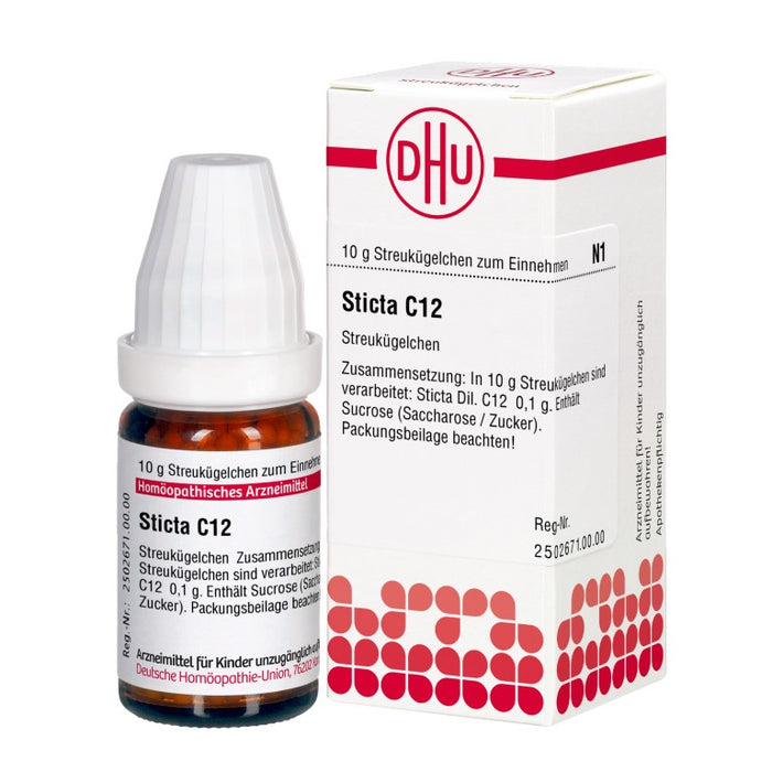 Sticta C12 DHU Globuli, 10 g Globules