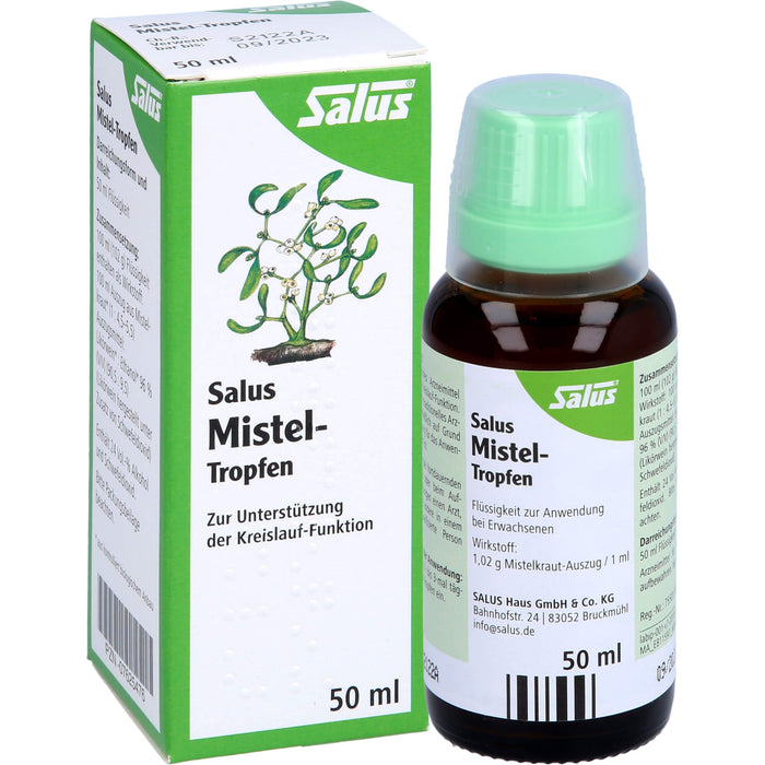 Salus Mistel-Tropfen zur Unterstützung der Kreislauf-Funktion, 50 ml Solution