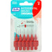 TePe 0,5 mm rot Interdentalbürste mit Schutzröhrchen, 5 St. Interdentalbürsten