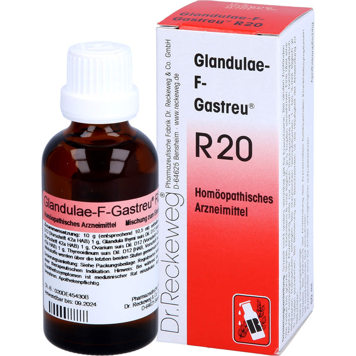 Dr. RECKEWEG & CO Glandulae-F-Gastreu R20 Mischung, 50 ml Solution