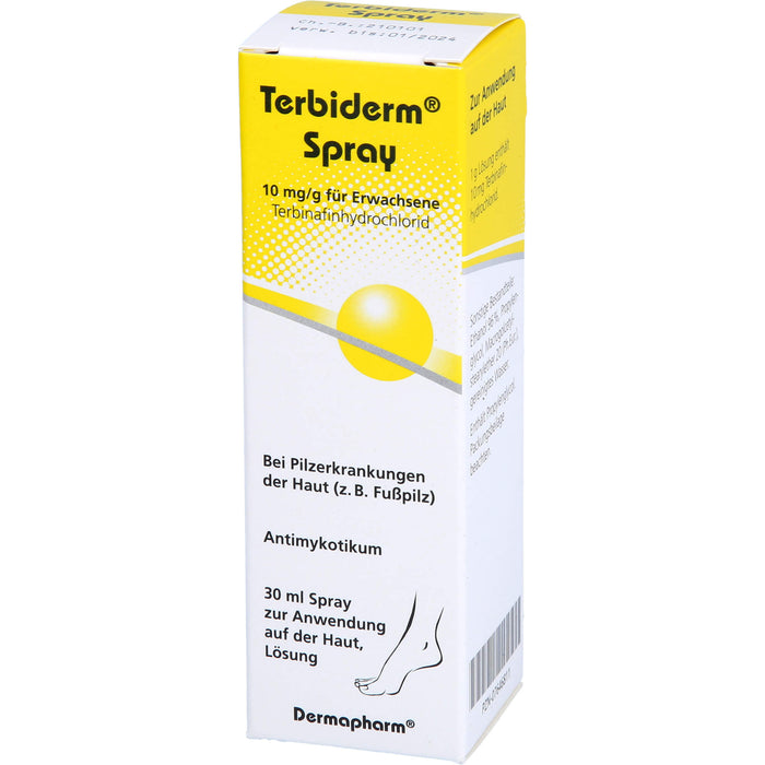 Terbiderm  Spray, 10 mg/g für Erwachsene, 30 ml Lösung