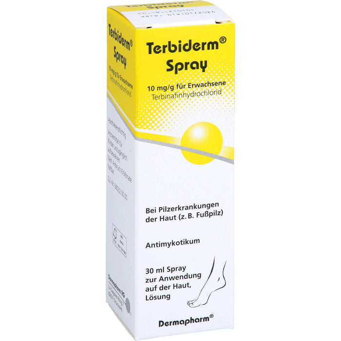 Terbiderm  Spray, 10 mg/g für Erwachsene, 30 ml Lösung