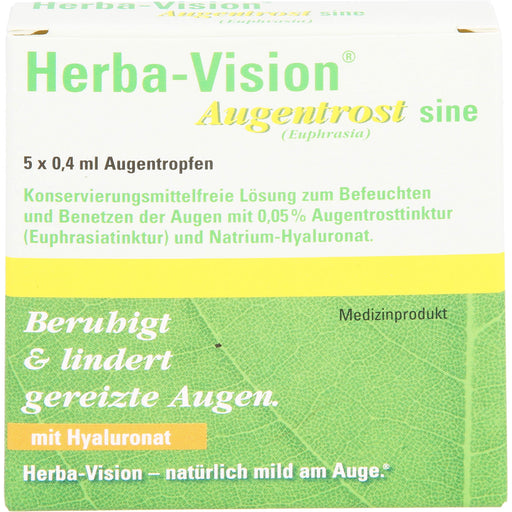 Herba-Vision  Augentrost sine (Euphrasia), 5 St. Ampullen