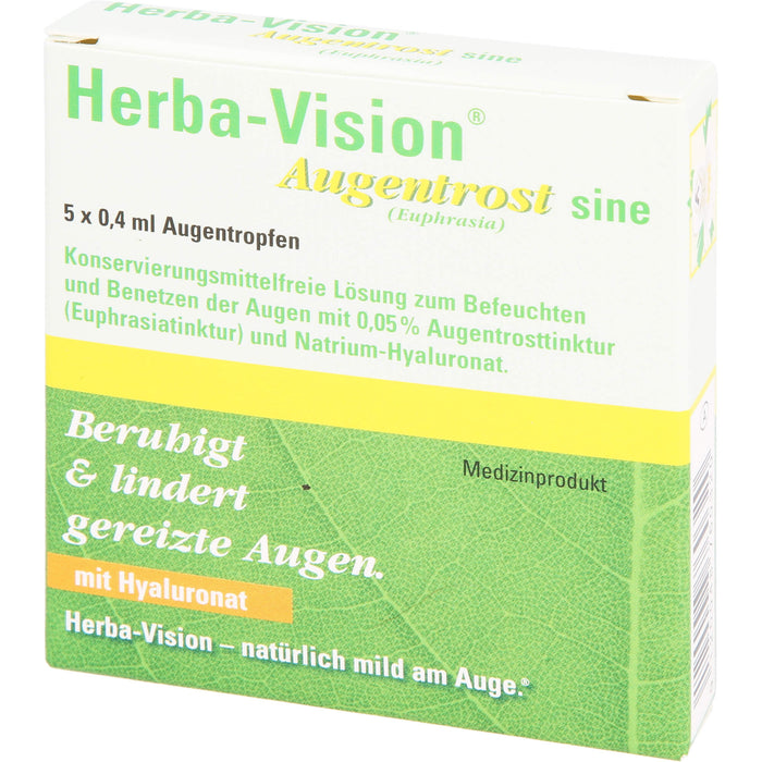 Herba-Vision  Augentrost sine (Euphrasia), 5 pc Ampoules
