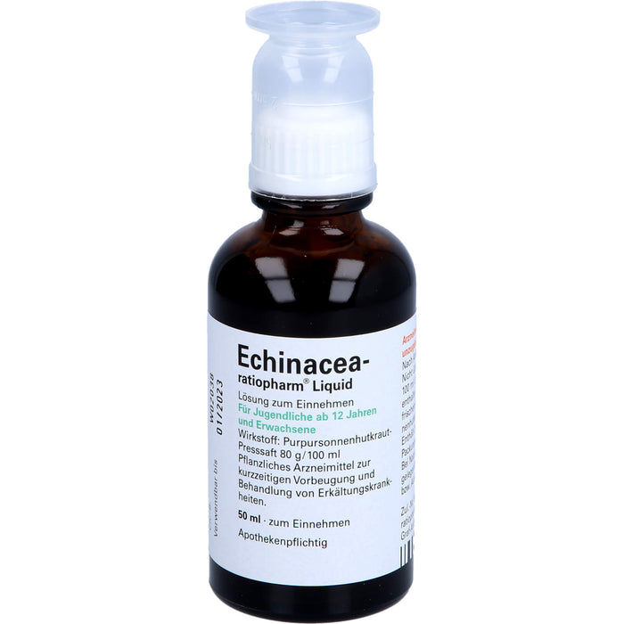 Echinacea-ratiopharm Liquid pflanzliches Immunstimulanz, 50 ml Solution