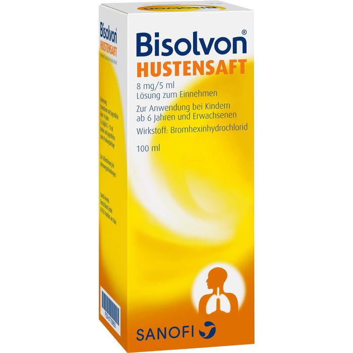 Bisolvon  Hustensaft, 8 mg/5 ml, 100 ml Lösung