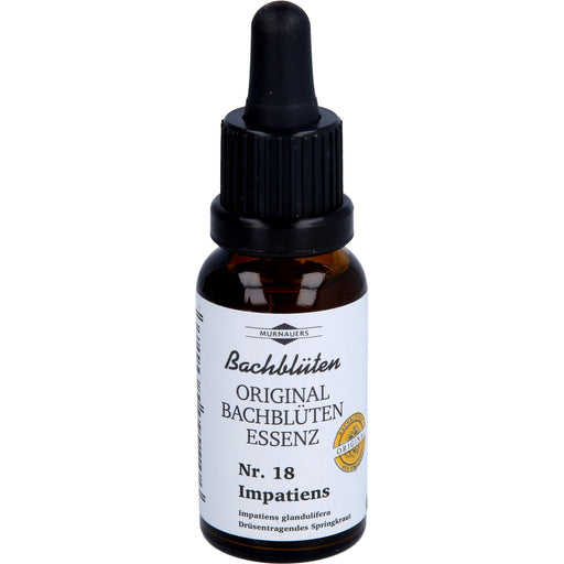 MURNAUERS Bachblüten Original Bachblüten-Essenz Nr.18 Impatiens, 20 ml Lösung