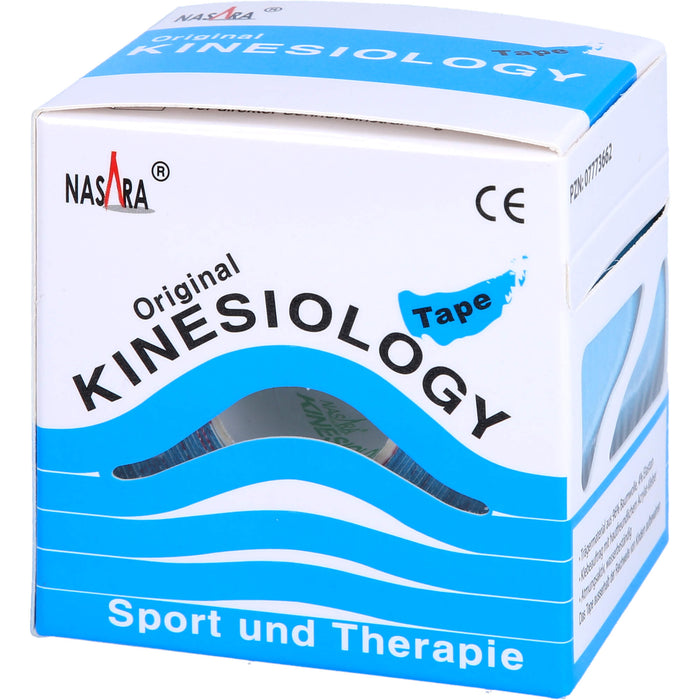 Kinesiologie Tape 5cmx5m blau, 1 pc Pansement