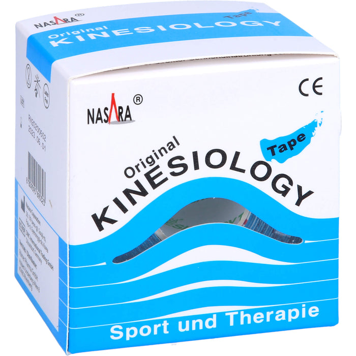 Kinesiologie Tape 5cmx5m blau, 1 pc Pansement
