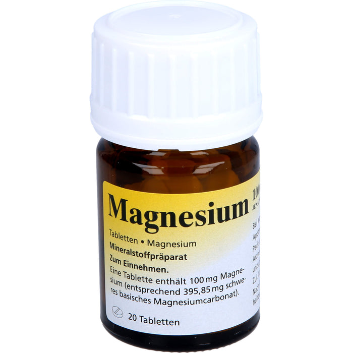 JENAPHARM Magnesium 100 mg Tabletten, 20 pcs. Tablets