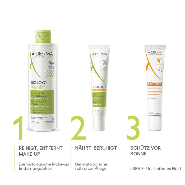A-DERMA BIOLOGY NUTRI Nährende Pflege, 40 ml Crème