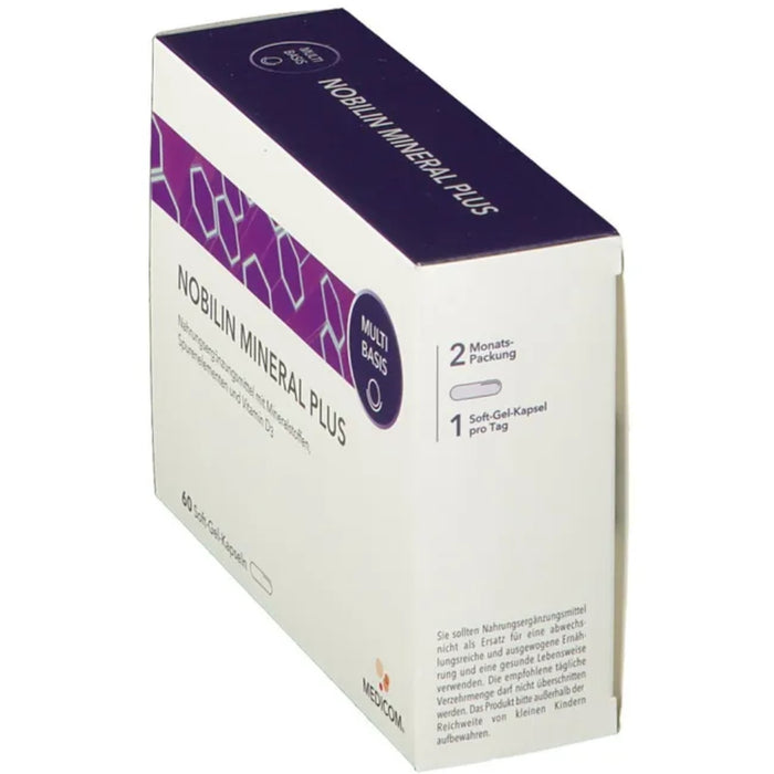 NOBILIN Mineral Plus Multi Basis Soft-Gel-Kapseln, 60 pcs. Capsules