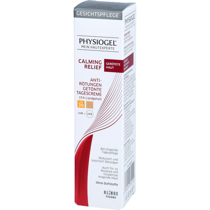 PHYSIOGEL Calming Relief Anti-Rötungen getönte Tagescreme LSF30, 40 ml Crème