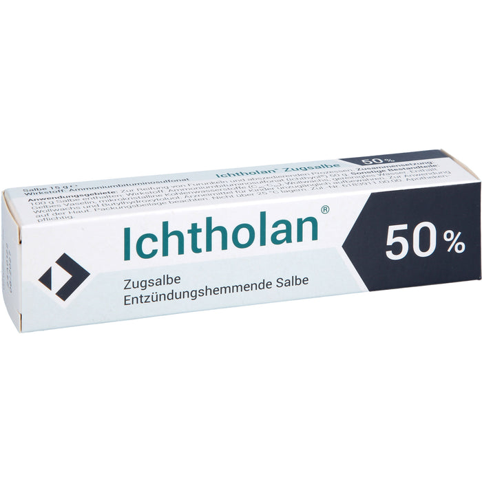 Ichtholan 50% Zugsalbe, 15 g Ointment