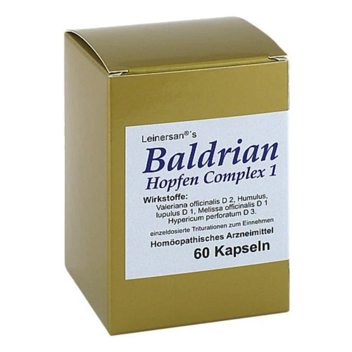 Leinersan Baldrian Hopfen Complex 1 Kapseln, 60 St. Kapseln