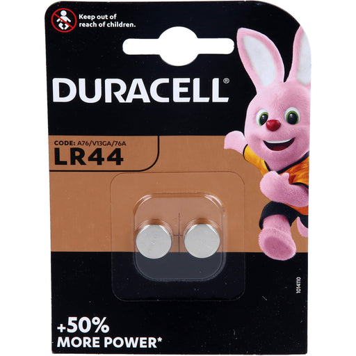 DURACELL Batterie Knopfzelle LR44 - A76, 2 St. Batterie