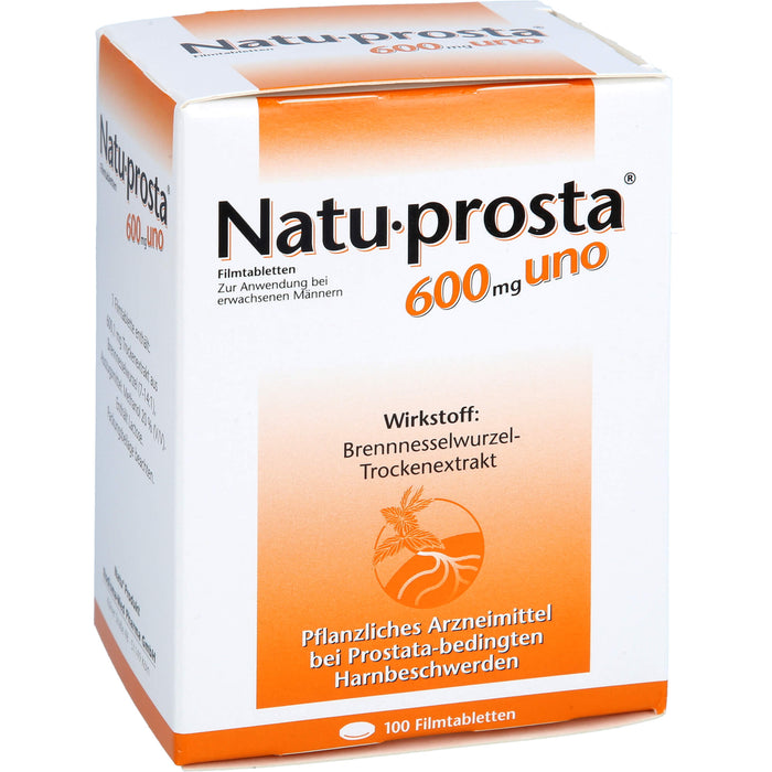 Natu-prosta  600 mg uno, Filmtabletten, 100 pcs. Tablets
