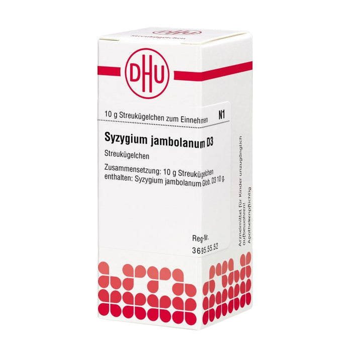Syzygium jambolanum D3 DHU Globuli, 10 g Globules