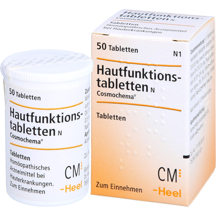 Hautfunktionstabletten N Cosmochema bei Hauterkrankungen, 50 pc Tablettes