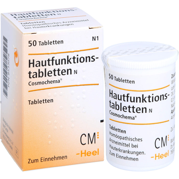 Hautfunktionstabletten N Cosmochema bei Hauterkrankungen, 50 pc Tablettes
