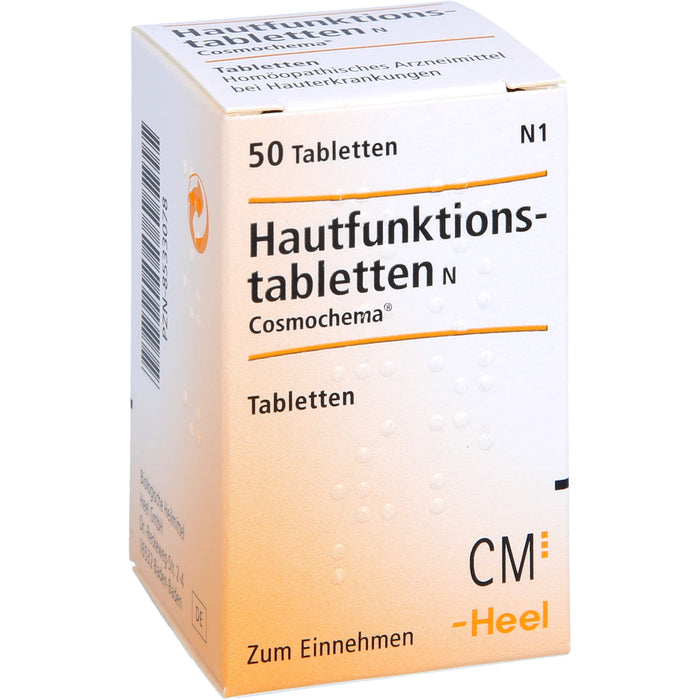 Hautfunktionstabletten N Cosmochema bei Hauterkrankungen, 50 pc Tablettes