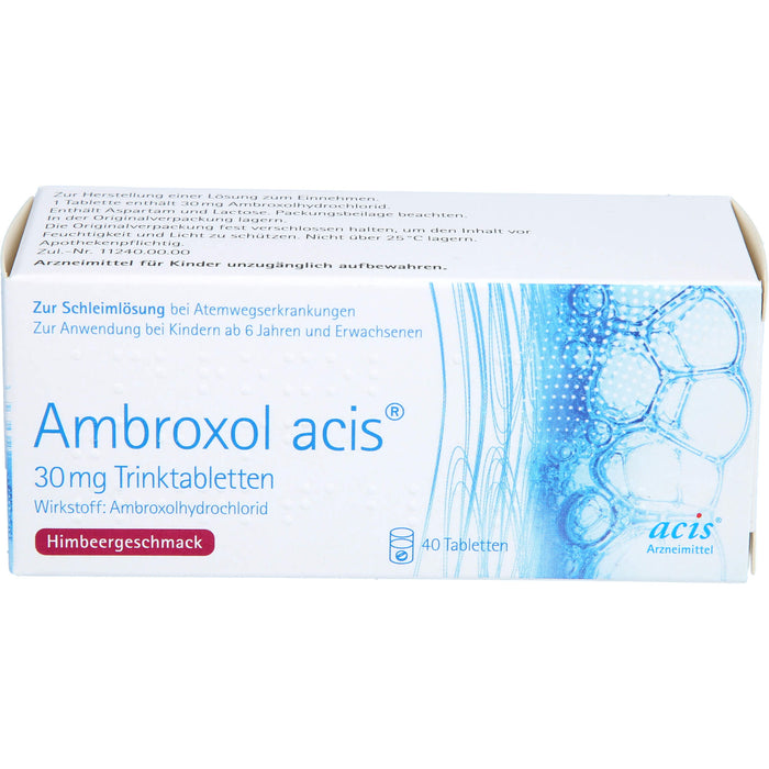 Ambroxol acis  30 mg Trinktabletten, Tabletten, 40 St. Tabletten