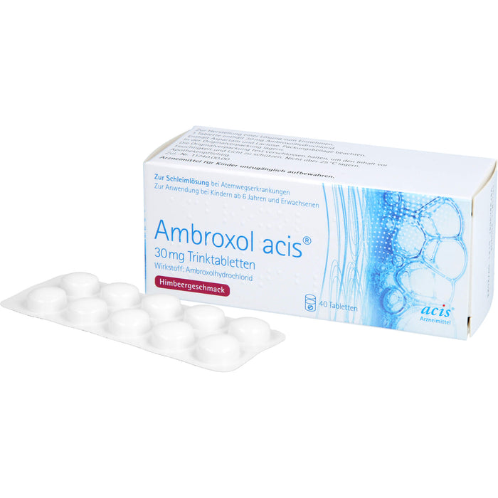 Ambroxol acis  30 mg Trinktabletten, Tabletten, 40 pc Tablettes